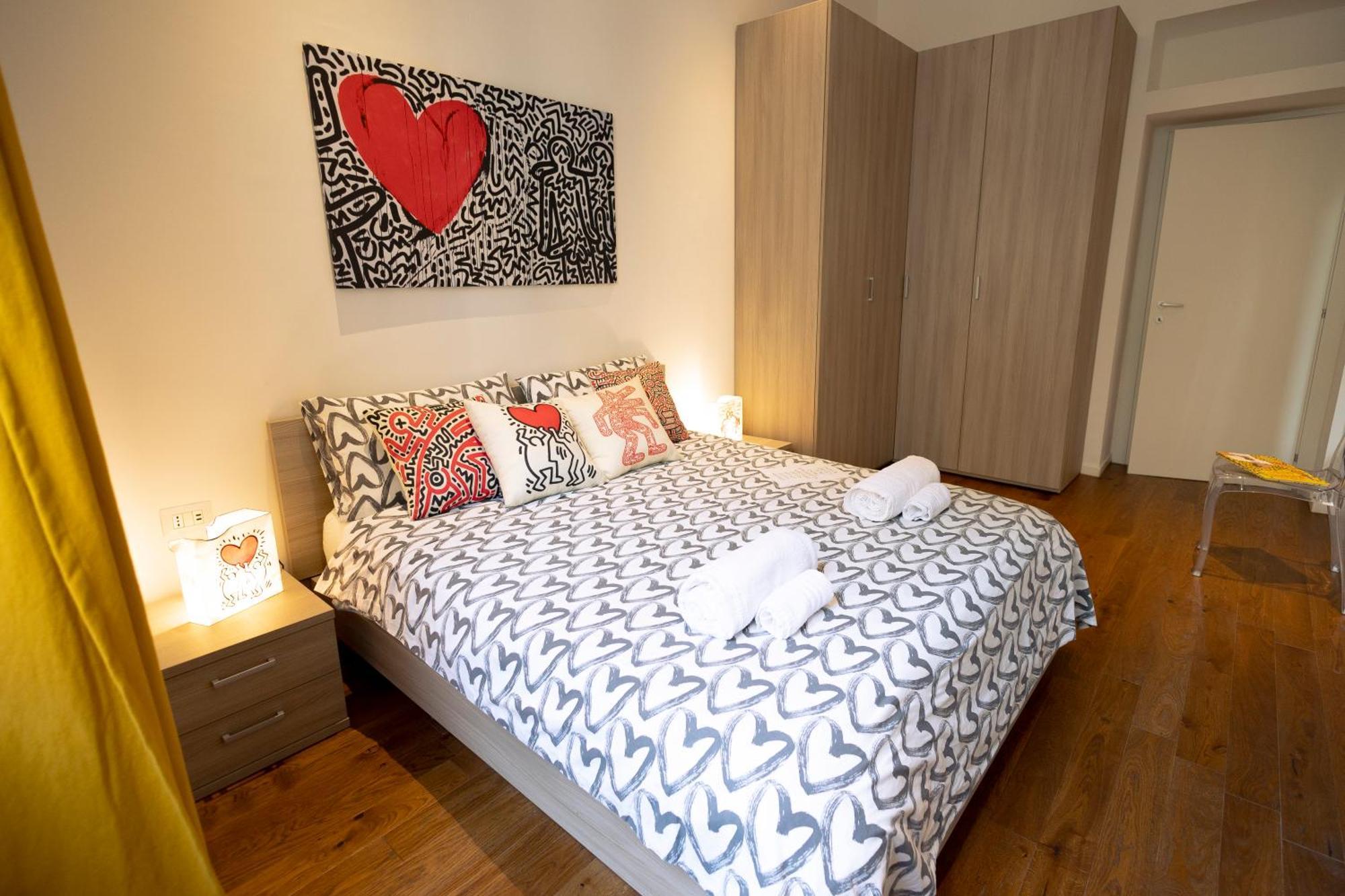 The Keith Haring Room - Private Bedroom Mailand Exterior foto