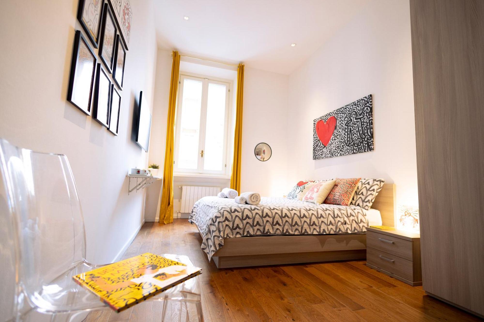 The Keith Haring Room - Private Bedroom Mailand Exterior foto