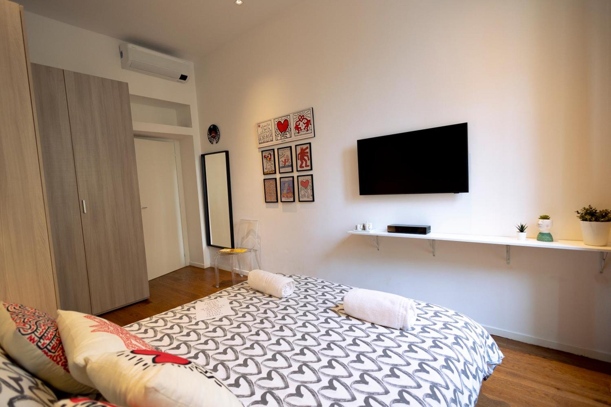The Keith Haring Room - Private Bedroom Mailand Exterior foto
